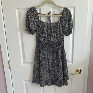 Cheetah Print Mini Dress